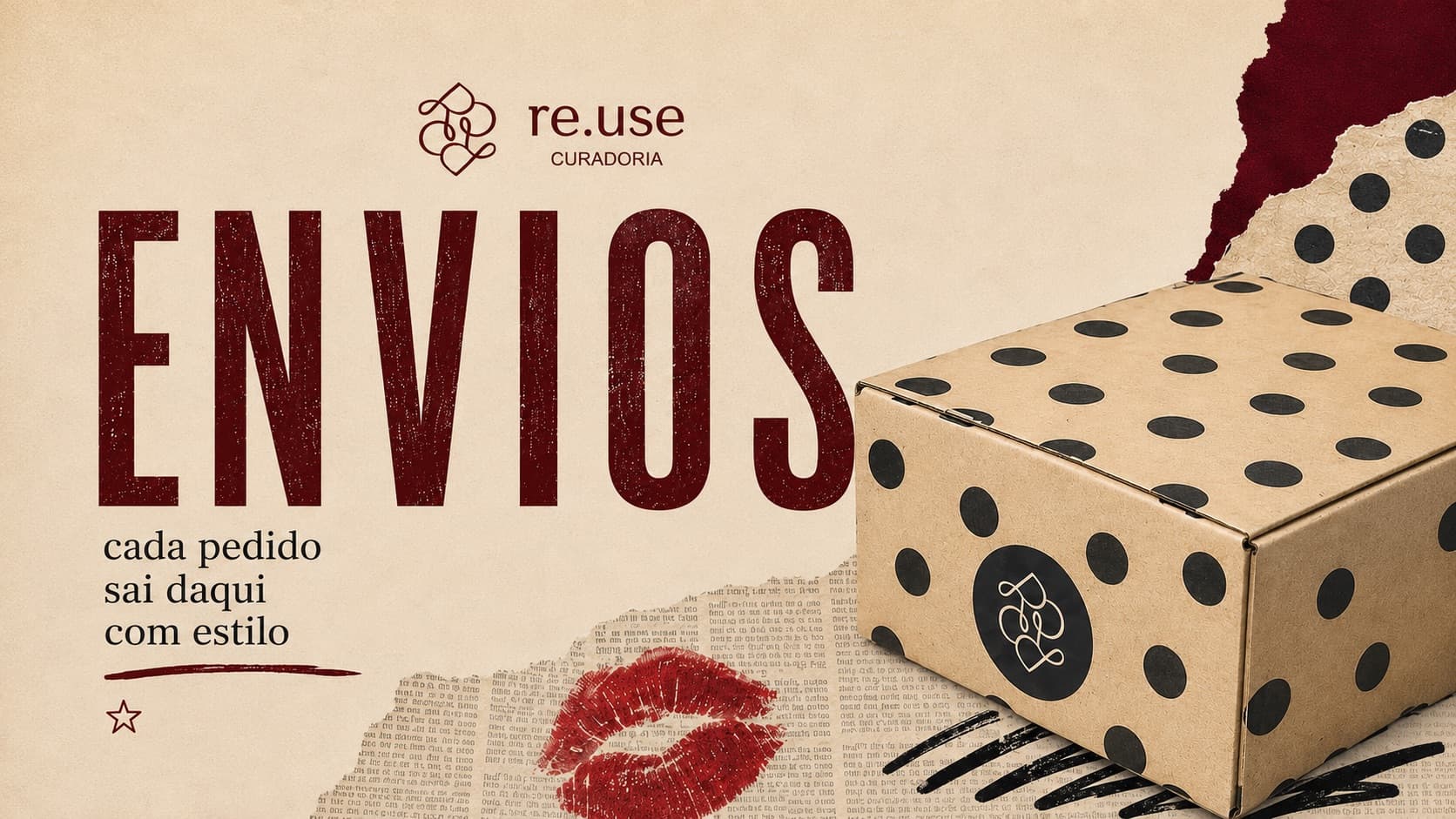 Envios — Reuse Curadoria: cada pedido sai daqui com estilo
